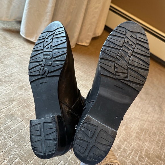 Stuart Weitzman Go West Leather Studded Ankle Boots - Picture 7 of 7